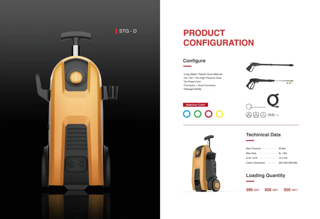 95bar high pressure washer machine