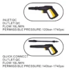 Induction Motor 2000W Three Phase Mitsubishi Car Pressure Washer - Image 5