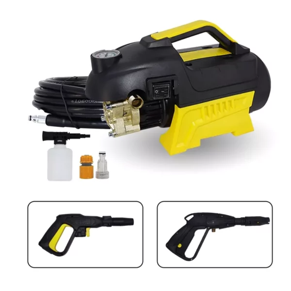 portable induction motor pressure washer