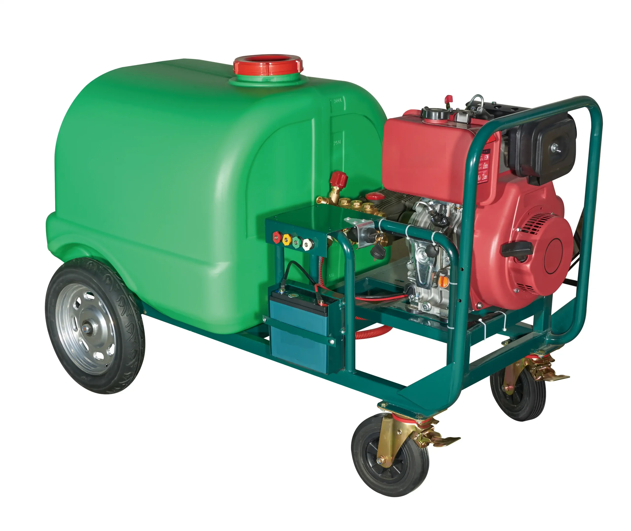 Professional Diesel Engine Heavy Pressure Washer with Water Tank High Pressure Cleaner - Image 2