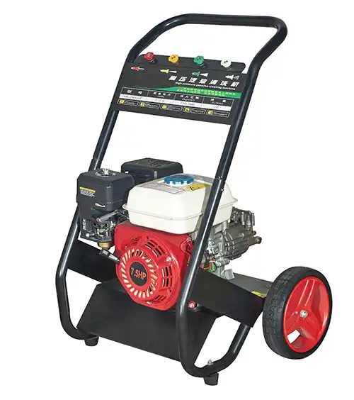 Mobile Portable Commercial Car Engine 7.5HP 150bar Powerful Efficient High Pressure Water Jet Gasoline Car Washer
